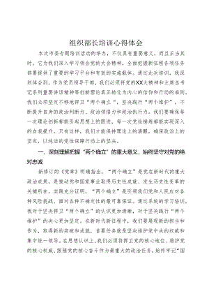 组织部长参加培训心得体会2024-2025.docx