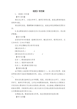 视觉》学历案.docx