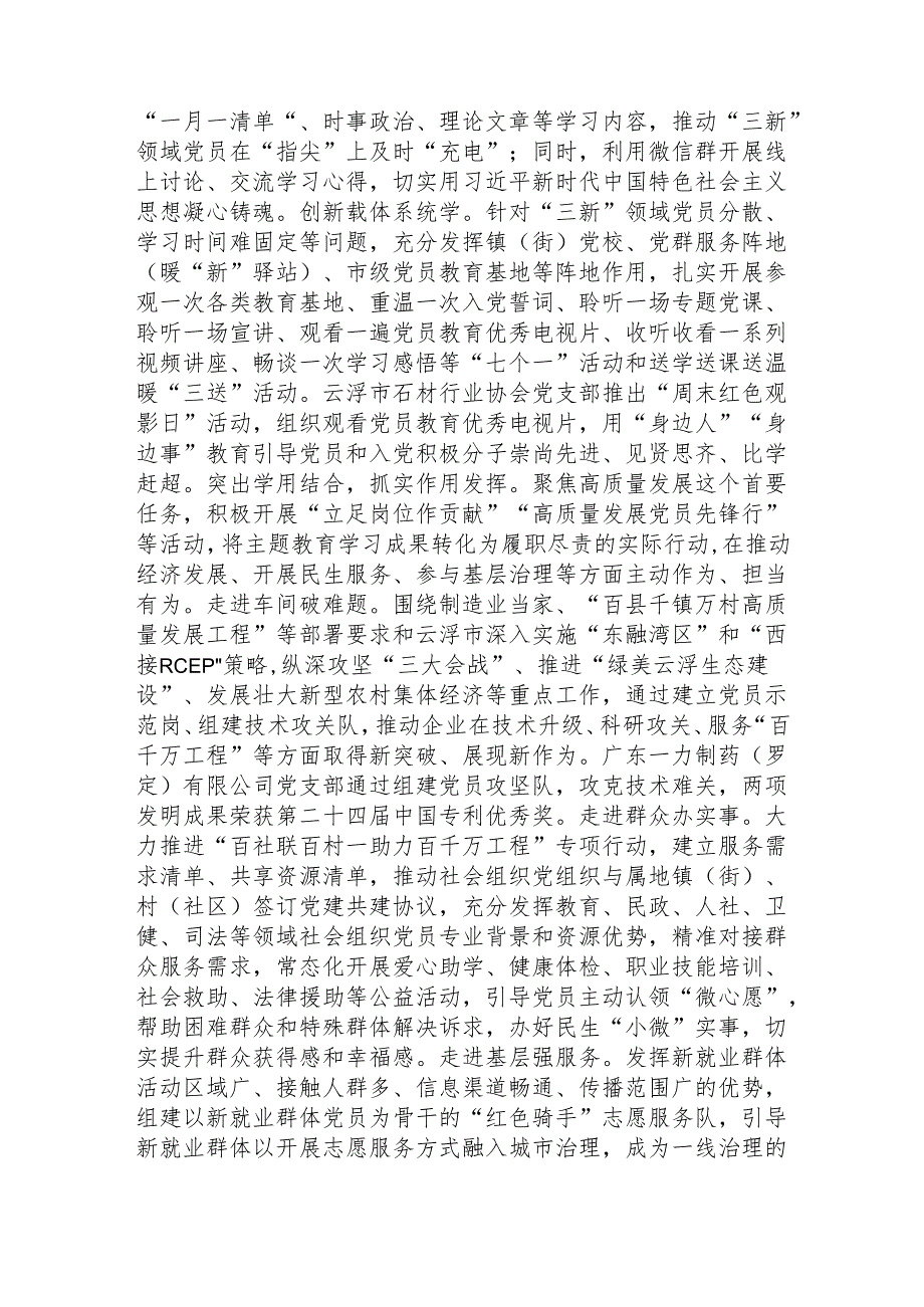 经验材料：推动“三新”领域党组织主题教育见行见效.docx_第2页