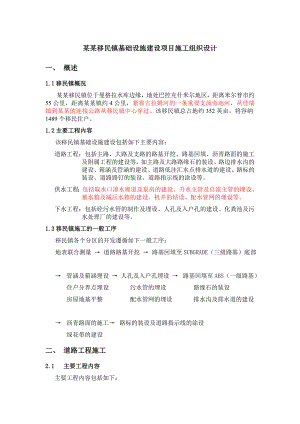 基础设施建设项目施工组织设计.doc