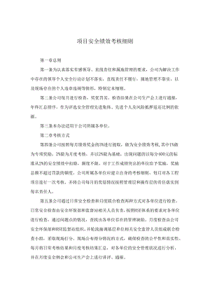 项目安全绩效考核细则.docx