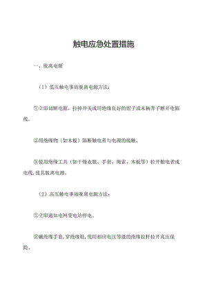 触电应急处置措施.docx
