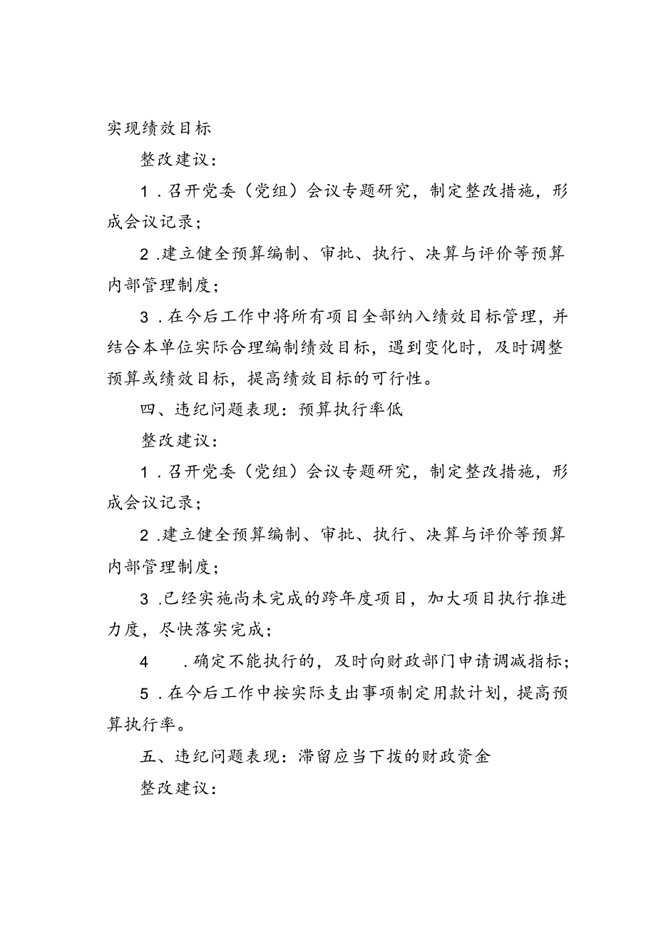 预算管理审计查出问题整改建议.docx_第2页