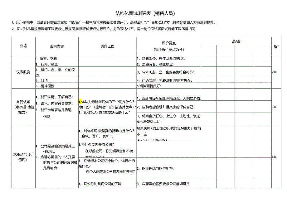 结构化面试表.docx_第1页