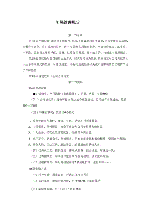 奖惩管理规定.docx