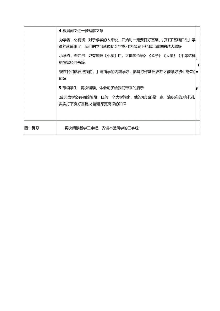 新版国学三字经20.凡训蒙须讲究 教学设计.docx_第3页