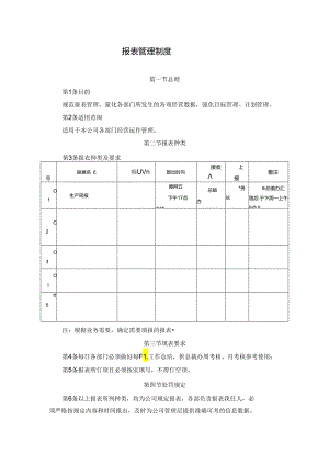 报表管理制度.docx