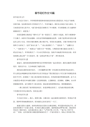 春节花灯作文10篇.docx