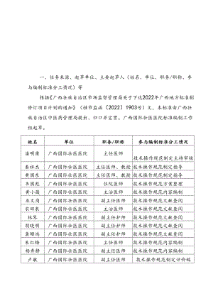 广西地方标准《壮医发旋穴针刺疗法操作规范》编制说明.docx
