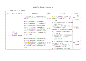 民爆领域通用检查标准清单.docx