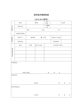 奖学金申请审批表.docx