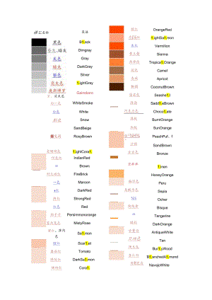 颜色种类.docx