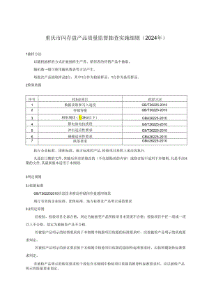 重庆市闪存盘产品质量监督抽查实施细则（2024年版）.docx