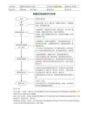 触摸足背动脉评分标准.docx