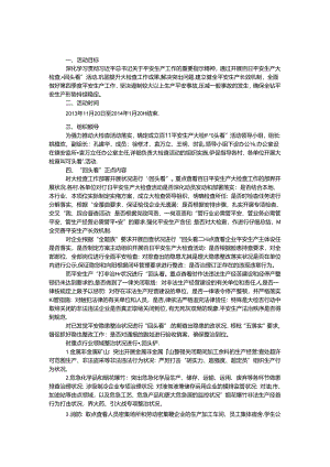 乡镇百日安全生产大检查实施方案.docx