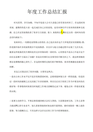 个人年度工作总结计划汇报.docx