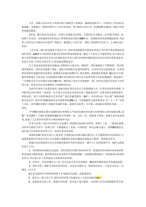 乡镇文化工作总结及工作计划.docx