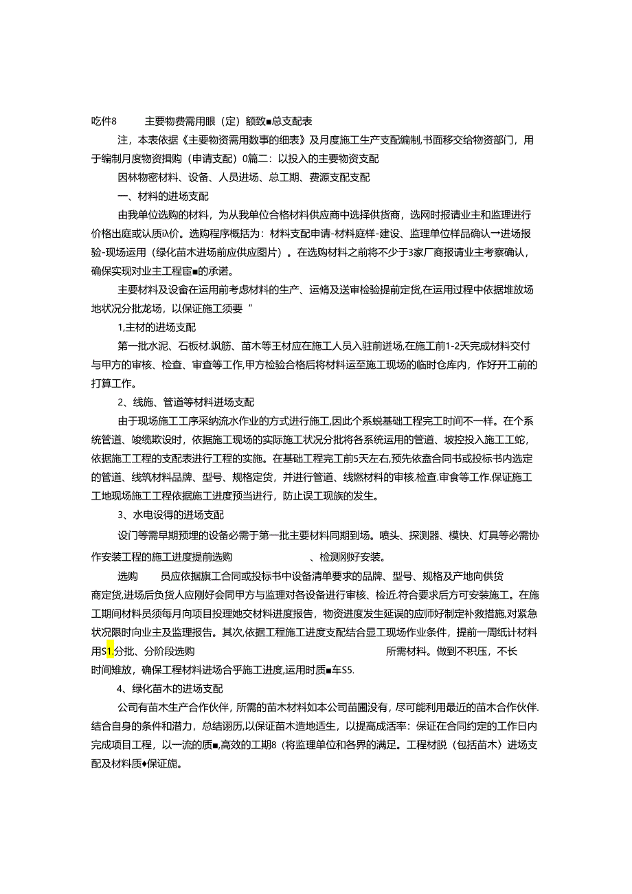 主要物资计划表.docx_第1页