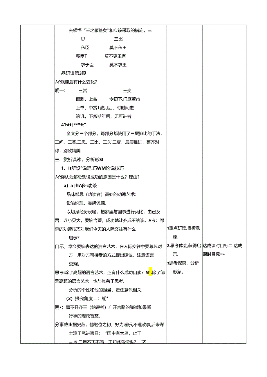《邹忌讽齐王纳谏》教学设计.docx_第2页