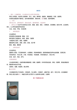 中药执业药师清热药重点详解.docx