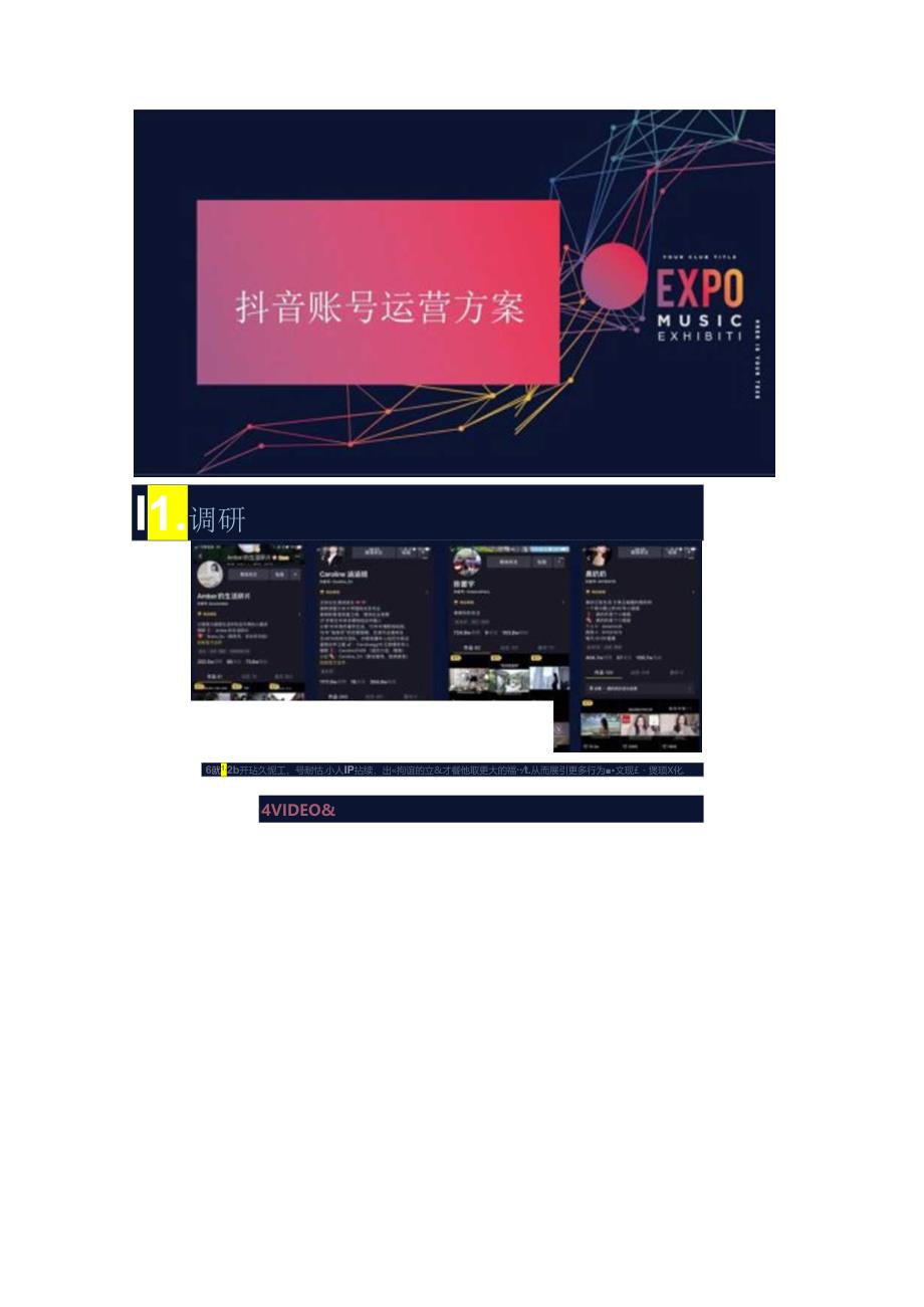 【抖音方案】个人抖音账号打造执行方案-抖音账号运营方案两份材料.docx_第1页