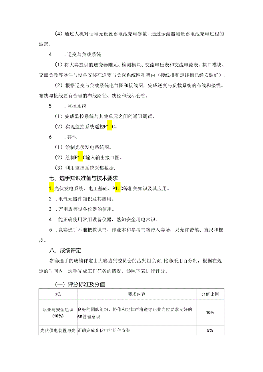 光伏发电设备安装与调试赛项规程.docx_第3页