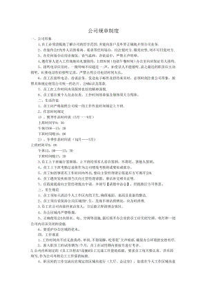 公司规章制度.docx