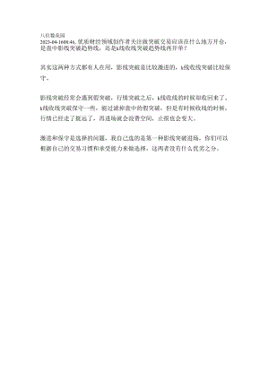 做突破交易应该在什么地方开仓.docx
