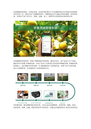 农事溯源管理系统应用柠檬.docx