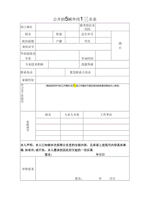 公开招聘编外用工报名表.docx