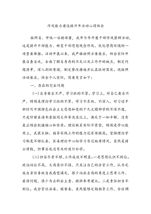 作风能力建设提升年活动心得体会.docx