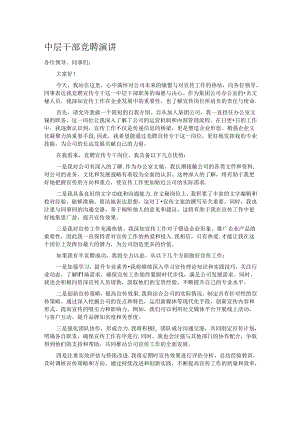 中层干部竞聘演讲.docx