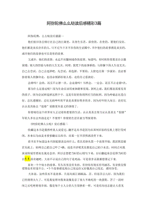 阿弥陀佛么么哒读后感精彩3篇.docx