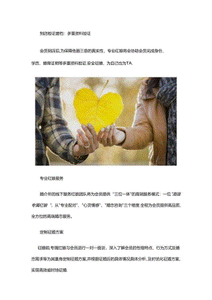 殷勤婚介所服务流程.docx