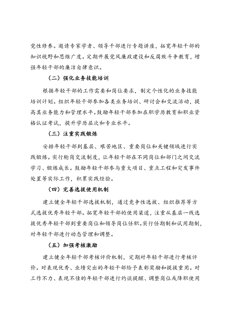 市年轻干部培养计划的实施方案.docx_第2页