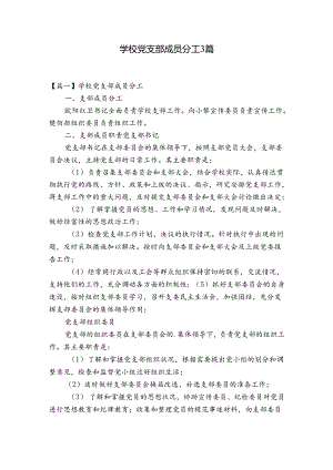 学校党支部成员分工3篇.docx
