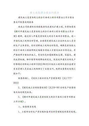 重大危险源自查自纠报告.docx
