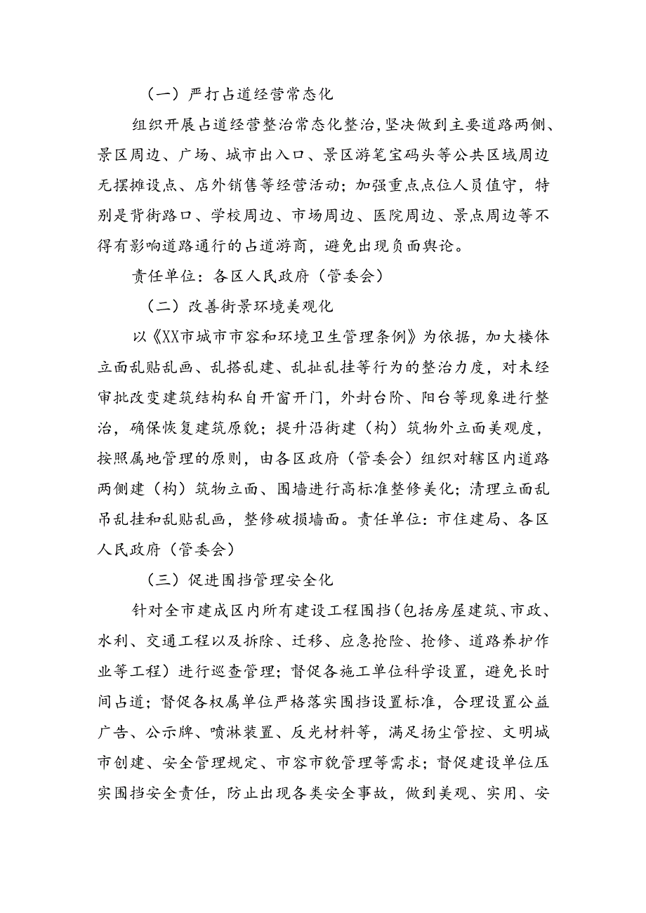 城市管理街景秩序专项整治方案.docx_第2页