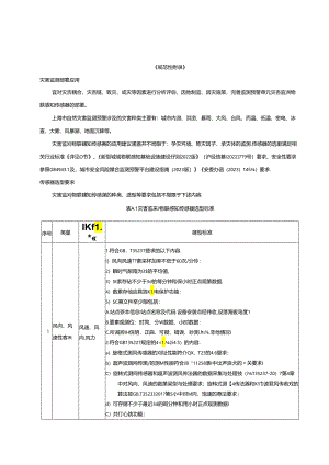 自然灾害监测物联感知传感器选型及监测部署要求、应急预警智能终端功能要求、自然灾害综合监测预警应用系统建设框架.docx