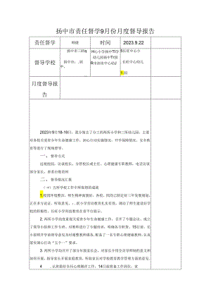 扬中市中小学校责任督学专项督导记录表1.docx