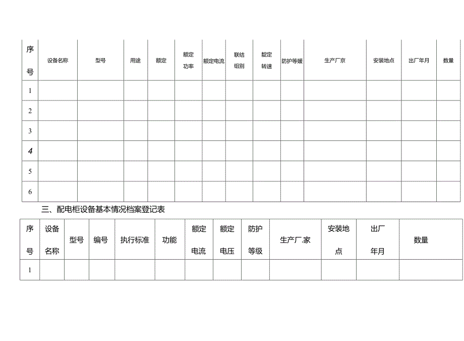 物业设施设备台账表格.docx_第2页