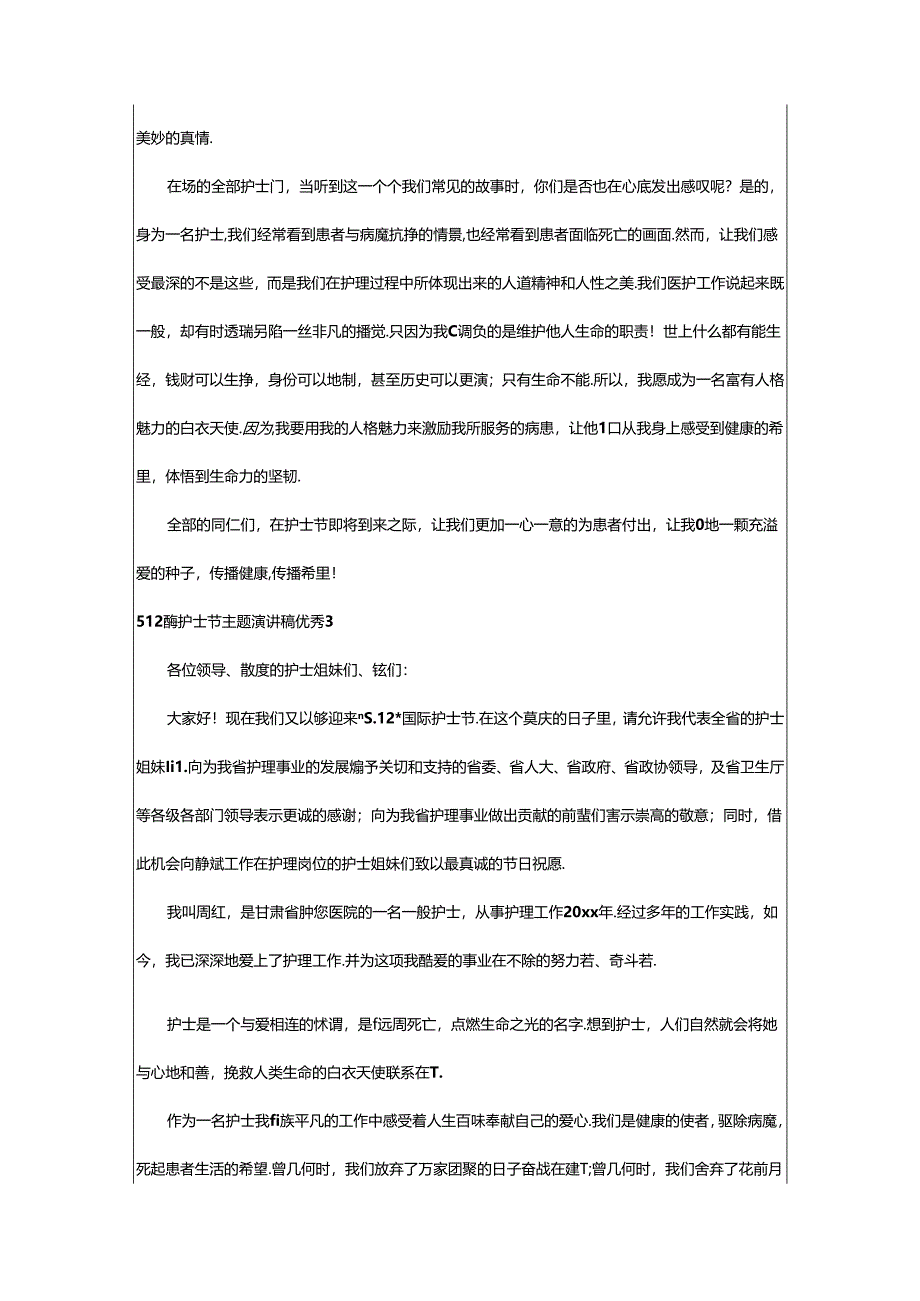 2024年512国际护士节主题演讲稿优秀.docx_第3页