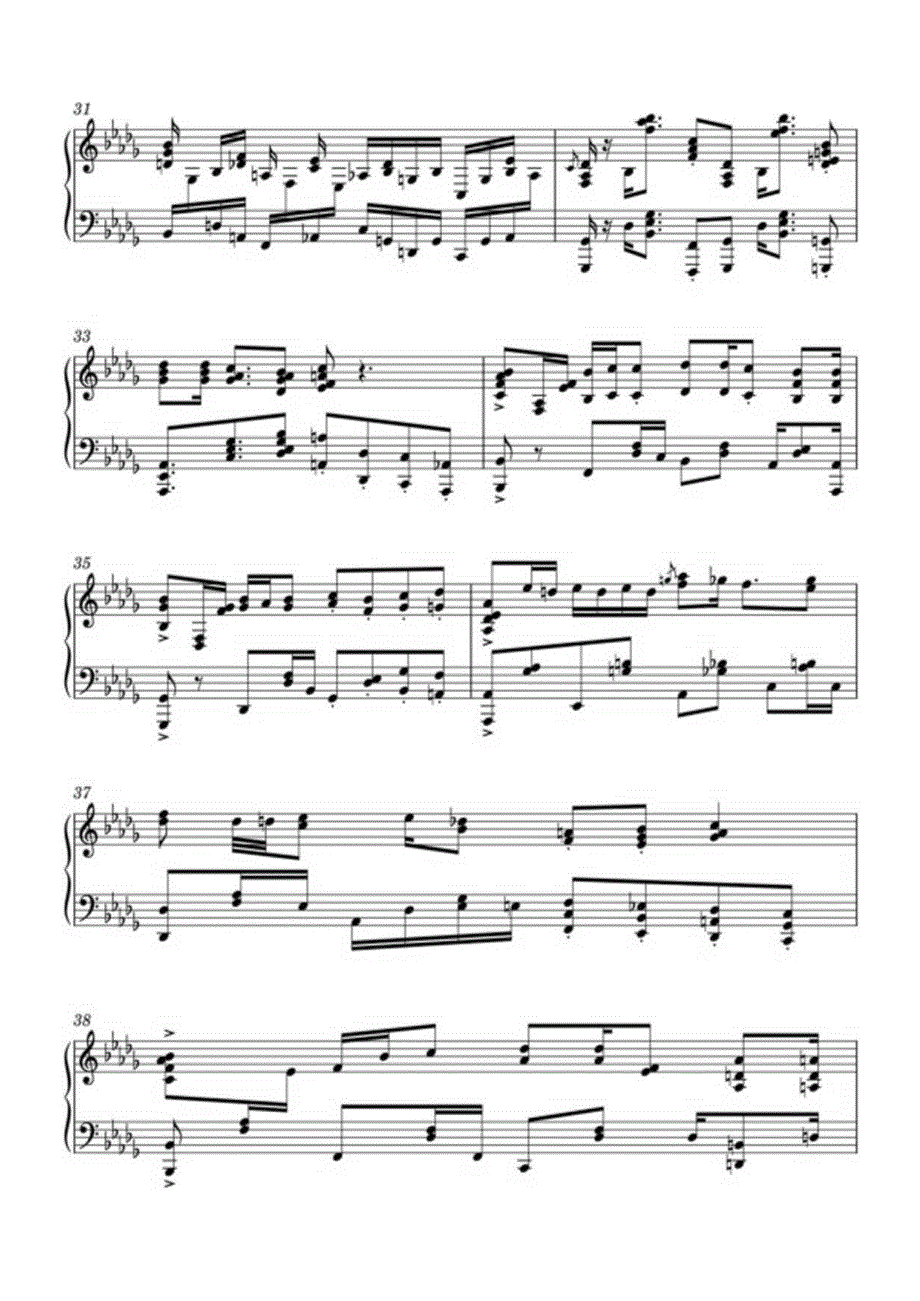 Penguin s Detour 高清钢琴谱五线谱.docx_第3页