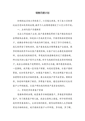 2024年销售月度计划.docx
