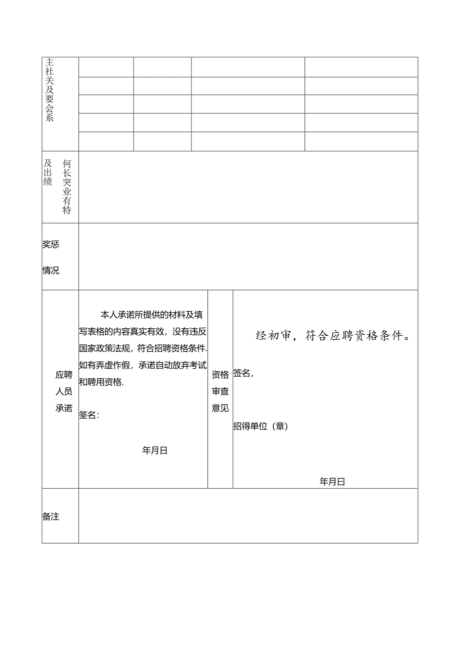 2024年产业科技类人才暨青年人才公开招聘报名登记表.docx_第2页