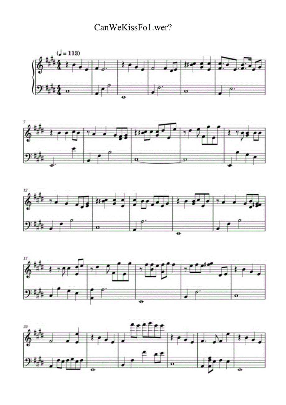 Can_We_Kiss_Forever？（最终完美版） 高清钢琴谱五线谱.docx_第1页