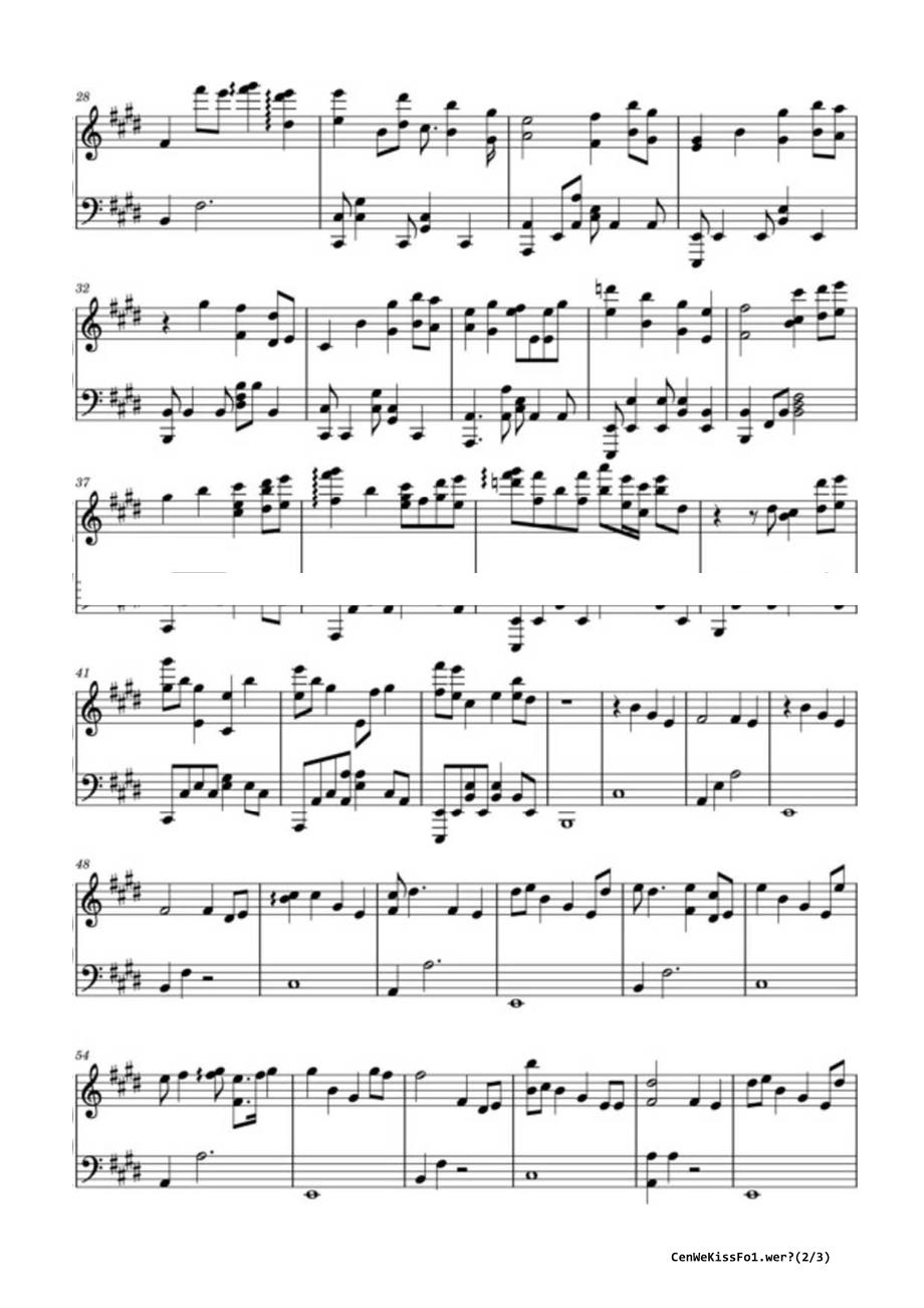 Can_We_Kiss_Forever？（最终完美版） 高清钢琴谱五线谱.docx_第2页