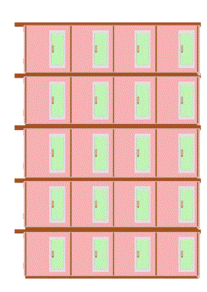 中班数学《老虎大王的动物公寓》PPT课件教案房子.doc