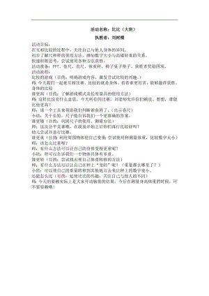 K89.《大班 科学活动：比比》教案：比比（大班）.docx