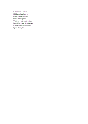 幼儿园英语《winter cheer》FLASH课件动画参考教案.docx
